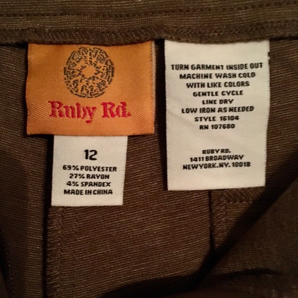 RUBY RD. KNIT DRESS SLACKS    NWT - Picture 5 of 5